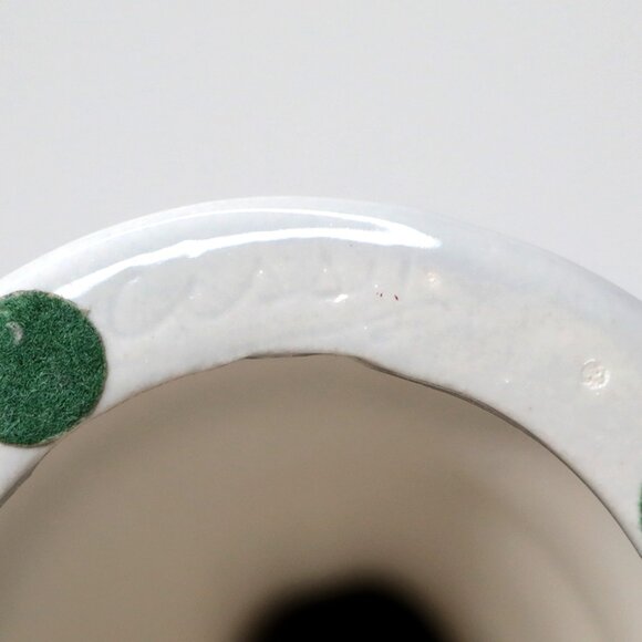 Virgin Mary Ceramic Angelic Statue Figurine Blue White Handmade Jesus Christ Pra - Picture 4 of 7